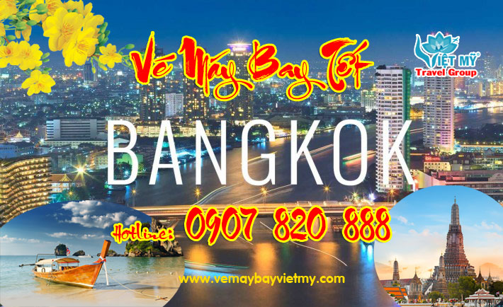 Vé máy bay Tết 2023 đi Thái Lan từ Sài Gòn hãng Vietjet Air